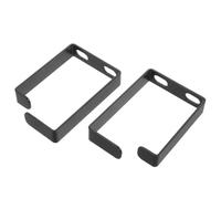 2pcs D Ring Cable Management Rack for Server and Studio Vertical Mount | 2.7 X 1.8x0.5 in Size, Black Metal Build, Modular Snaps and Screws Included
