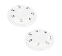 2Pcs Daily Travel Pill Box Organiser Round Shaped Weekly Pill Organizer with Snap 7 Day Travel Pill Case Medication Reminder for Monday to Sunday