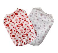 2PCS Daisy Flower Prints Dog Shirts Soft Pet Clothes Breathable Summer Dog Vest for Small Puppy for Small Medium Dogs and Cats