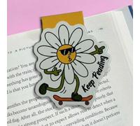 2PCS Daisy Magnetic Bookmarks for Women,Book Marks for Reading Lovers Gifts,Book Markers Clip for Women Teachers Bookclub Books Lovers Reading,Teacher Gift,Daisy Gifts for Women Men