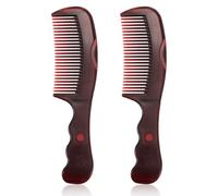 2PCS Dandruff Scalp Comb Dandruff Remover, Hollow Tooth Scalp Detox Comb Removes Greasy and Dirt, Self-Cleaning Energy Scalp Sweep Combs for Women Men