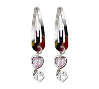 2PCS Dangle Pendant Metal Hairpins Girl Teen Hair Clip Spring Hair Clip For Woman Ponytail Side Hair Clip