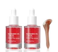 2Pcs Dark Spot Correcting Serum,Niacinamide Serum Niacinamide Dark Spot Correcting Serum Targets Signs of Acne With 10% Niacinamide + 4% Tranexamic Acid Even Skin Tone,Fragrance-Free