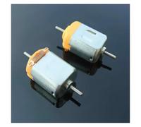 2PCS DC 1.5V-6V 3V 11000RPM Dual Shaft 130 DC electronic starter High Speed Shaft Dia.2mm Hobby Toy Smart Car Fan Model MQXFCZUX