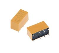 2Pcs DC 3V 5V 9V 12V 8 Foot 2A 2 Open 2 Closed Relay Communication Signal Relay(DC9V)