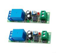 2PCS DC12V NE555 Timer Switch, Adjustable 0-60s Delay Board