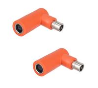 2pcs DC7909 to DC8020 Adapter, 90 Degree Right Angle Copper Core Solar Panel Connector Accessories Compatible with Jackery Explorer 1000V2 600Plus 1000Pro 1000Plus 1500Pro 2000Pro 2000Plus 3000Pro