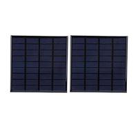 2pcs DC9V 2W Solar Panels Polysilicon Battery Charger Module with 100cm Cable DIY Solar Toys Light for Experimental Research
