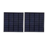 2pcs DC9V 2W Solar Panels Polysilicon Battery Toys Charger Module with 100cm Cable