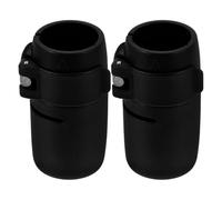 2pcs Deck Mounted Paddle Clamp for Kayaks and Canoes, Black PVC | Quick Adjustment, Sturdy Tight Grip, Built to Last, for Surfing and Sup Paddle Fixing