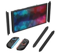 2pcs Decoration Strips Replacement for Switch 2nd Generation Host (Black Black)