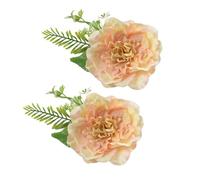 2pcs Decorative Artificial Florals Curtain Tiebacks Buckles Window Drapery Holdbacks Clips For Home And Wedding Decors Curtain Clips