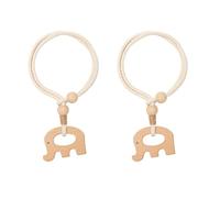 2Pcs Decorative Curtain Tiebacks Animals Rope Drapery, Elephant