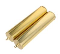2pcs Decorative Floor Clock Hammer Replacement Set Metal Hollow Golden