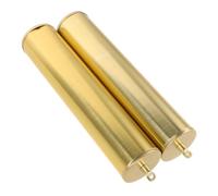 2pcs Decorative Grandfather Clock Hammer Weight Hollow Metal Golden