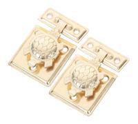 2pcs Decorative Lockable Hinge Turtle Box Toggle Latch