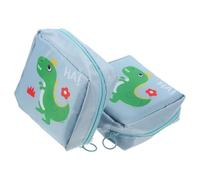 2pcs Decorative Period Pouch Large Capacity Nylon Portable Travel Bag | Compact, Lightweight Design, for Shopping and Travel, and Women, Reusable Storage, Cosmetic Use