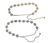 2PCS Decorative Waist Chains, Gold & Silver Belts for Women, Versatile Belt for Dresses, Sweaters, and Casual Outfits