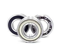 2Pcs Deep Groove Ball Bearing 8-20mm ID Single Row Open RS ZZ Shielded Wear Resistant for Industrial Applications,ID x OD x B,10x26x12mm