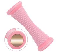 2PCS Deep Tissue Massage Roller for Muscle Tension Ergonomic Back Massager with Adjustable Pressure Nodes Portable Muscle Roller for Achy Legs Feet Full Body Recovery Tool(Pink)