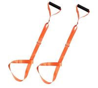 2pcs Deer Drag Harness, Deer Drag Rope with Self-Lock Loop and Easy-to-Grip Handle Safety Adjustable Deer Puller Strap Hunting Accessories Gear for Deer Hunters Outdoor Quick Moving(1.5in Wide)