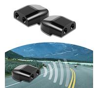2PCS Deer Whistles for Car, Automotive Deer Warning Whistle Devices, Vehicle Warning Devices with Rubber Pads, Animal Warning Devices Avoids Collision Universal for Cars and Motorcycles