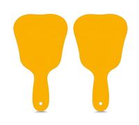 2pcs Dental Shield Plate - Orange Handheld Eye Protector Curing Light Shield, Protective Plate Board Lamp Filter Dental Lab Equipment, Eye Protective Plate Board Tools