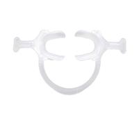 2Pcs Dental Teeth Whitening/Photography Cheek Retractors with Tabs,Orthodontic Mouth Retractor Mouth Opener,Disposable Dental Lip Cheek Retractor for Mouthguard White,Autoclavable (Large x 2)