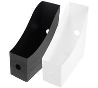 2pcs Desktop File Organizer for Magazines and Reports, Polypropylene
