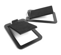 2pcs Desktop Speaker Stand Monitors Computer Speaker Clamp Holder Metal Base Accessories Desktop Stand