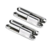 2Pcs Detachable Electrical Box Hinge Industrial Cabinet Door Corner Insert Removable Connector Zinc Alloy Industrial Electrical Box Hinge