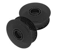 2pcs Detachable Filament Spool ABS Black Reel for 3D Printer Refill | Anti Slip Inner Wall, Widened Groove, Quick Installation, for Standard Printers and Different Filament Types
