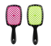 2PCS Detangling Hair Brush, Women's Detangling Brush, 2023 New Detangling Hair Brush, Best Detangling Brush, Curly Hair Brush Detangler, Vented Hair Brush for Women, Use for Long or Short Hair (C)