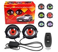 2Pcs Devil Eyes Light for Cars,Dynamic Devil Eyes LED Car Headlight with 6 Adjustable Eye Pattern, Switch Control, for Motorcycle Headlight, Car Accessories