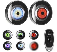 2PCS Devil Eyes Light for Cars, LED Dynamic Car Lights with Switch Control, 6 Adjustable Eye Pattern, 12v HeadlightsCar Accessories for Cars, Motorcycles and Trucks (Flat Type)