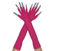 2pcs Devil Scary Long Mittens Corpse Hands Gloves Hand Reapers Gloves for Various Costumes Unisex Halloween Gear