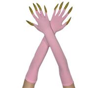 2pcs Devil Scary Long Mittens Corpse Hands Gloves Hand Reapers Gloves for Various Costumes Unisex Halloween Gear
