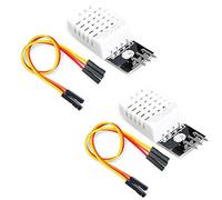 2pcs DHT22/AM2302 Digital Temperature and Humidity Sensor Module Temperature Humidity Monitor Sensor Replace SHT11 SHT15 for Arduino Electronic Practice DIY