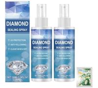 2PCS Diamond Art Sealer Spray,Diamond Painting Sealing Spray,High Gloss,D-iamond Art Glue S-pray,Fix & Shine,Durable Strong Seal,Transparent Traceless Craft Glue,Crystal A-rt Accessories & DIY,100ml