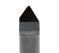 2pcs Diamond engraving bit stone tools 6 mm shank end Milling Cutter marble engraver Hard Granite lettering Carving(D6XL40X110X0.4)