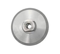 2pcs Diamond Polishing Back Pads - 80mm/100mm/125mm Backer Pads for M14 & 5/8-11 Thread, Ideal for Grinding Discs(Aluminum,100mm M14)