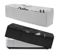 2Pcs Die Cutting Machine Padded Dust Cover for Cricut Maker 4, Cricut Explore 4, Cricut Explore Air 2, Cricut Maker 3 - Washable Machine Cover with 3 Pocket for Cricut Accessories, Supplies & Tools