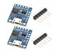2Pcs Digispark Kickstarter USB Development Board Module For Small Size Electronic Designs And Microcontroller Microcontroller Board
