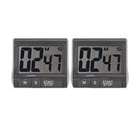 2PCS Digital Timer, Large Display Magnetic Countdown Timer, Multifunctional Kitchen Office Timer with Powerful Magnet, ABS Material for Cooking Classroom Meetings Time Management