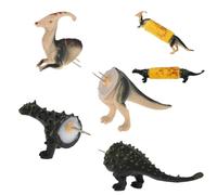 2PCS Dinosaur Corn On The Cob Holders Novelty Dinosaur Corn Cob Holder(Style A)