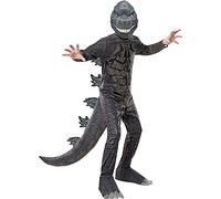 2PCS Dinosaur Costume Kids King Monster T-Rex Cosplay Outfit Halloween M