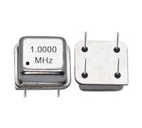 (2PCS) DIP-8 1M 1MHZ 1.000MHZ OSC 4PIN Half Size Active Square Crystal Oscillator 3.3V-5V-Compatible 15PF 20PPM