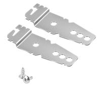 2pcs Dishwasher Mounting Bracket for Whirlpool, Under Counter Dishwasher Clips Universal 8269145 Dishwasher Bracket for Granite Countertop with Screws Compatible with GE Samsung Whirlpool