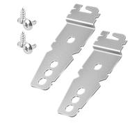2pcs Dishwasher Mounting Brackets, Under Counter Fixing Clips Replacement Accessories Universal 8269145 dishwasher Fittings Clips Attachments Parts with Screws for Whirlpool Ken-More Samsung