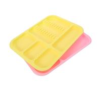 2pcs Divided Procedure Tray Pp Plastic Organizing Tool Tray